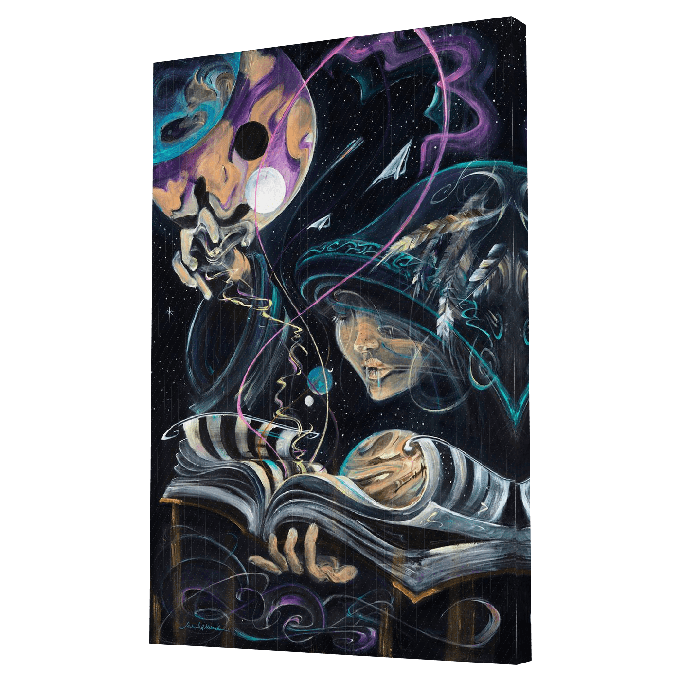 Cosmic Weaver Limited Edition Canvas Wrap