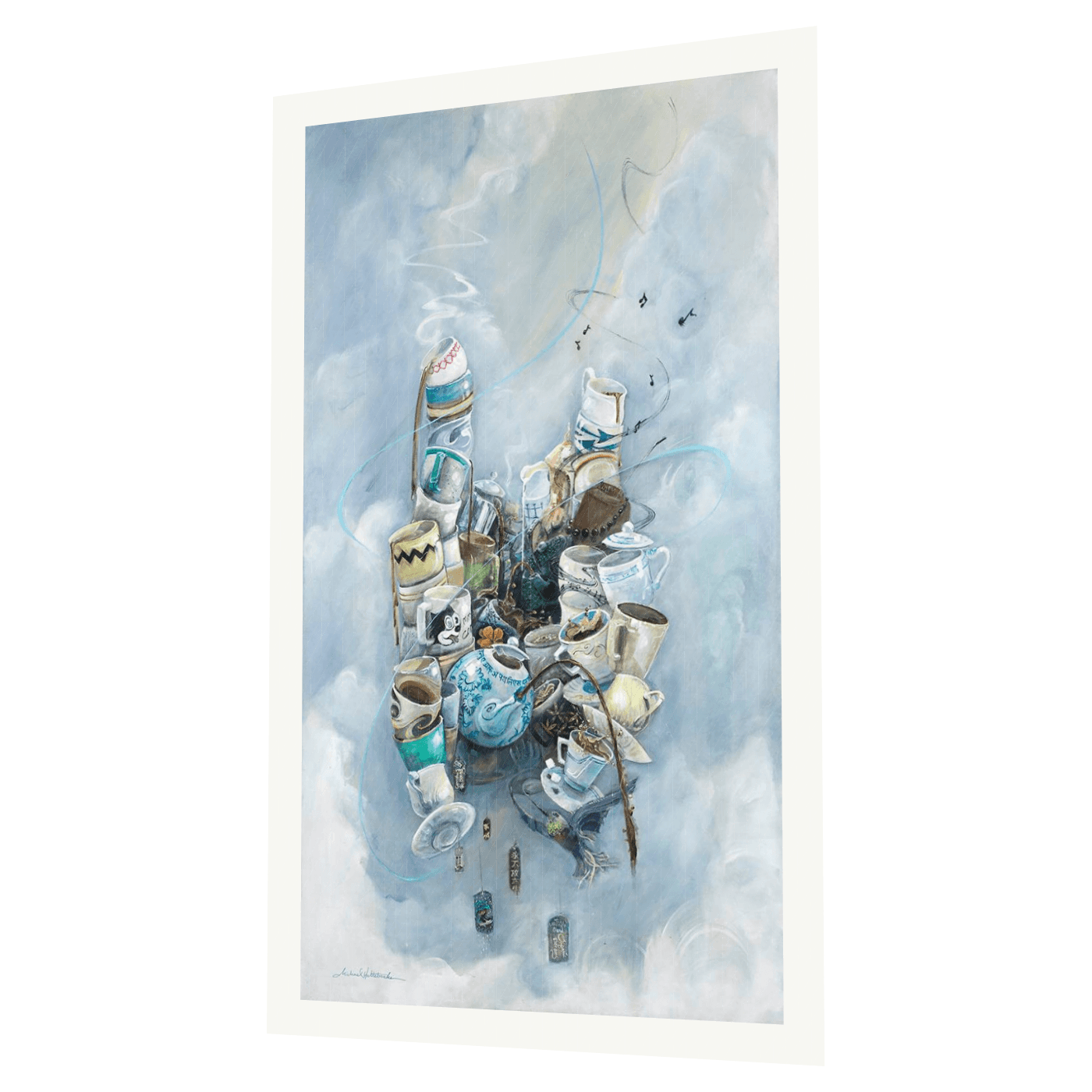Morning Ritual Metallic Pearl Open Edition Print