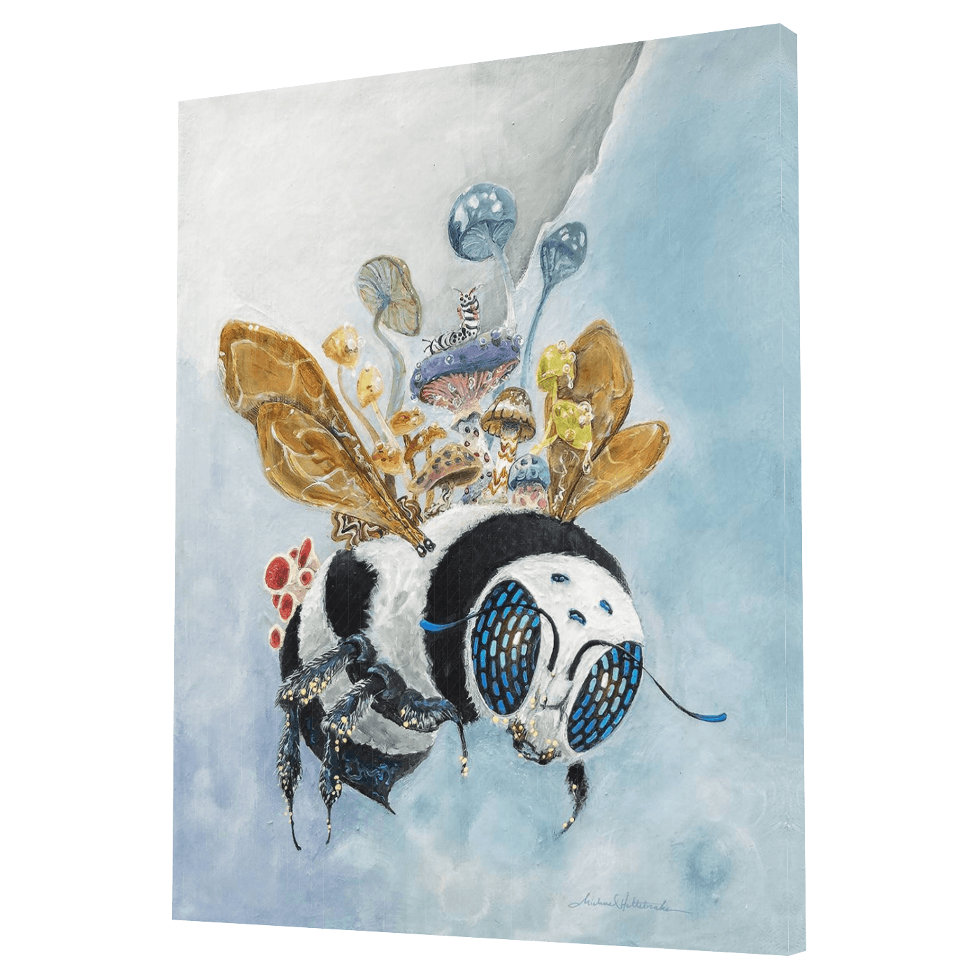 Panda Bee Prints Limited Edition Canvas Wrap