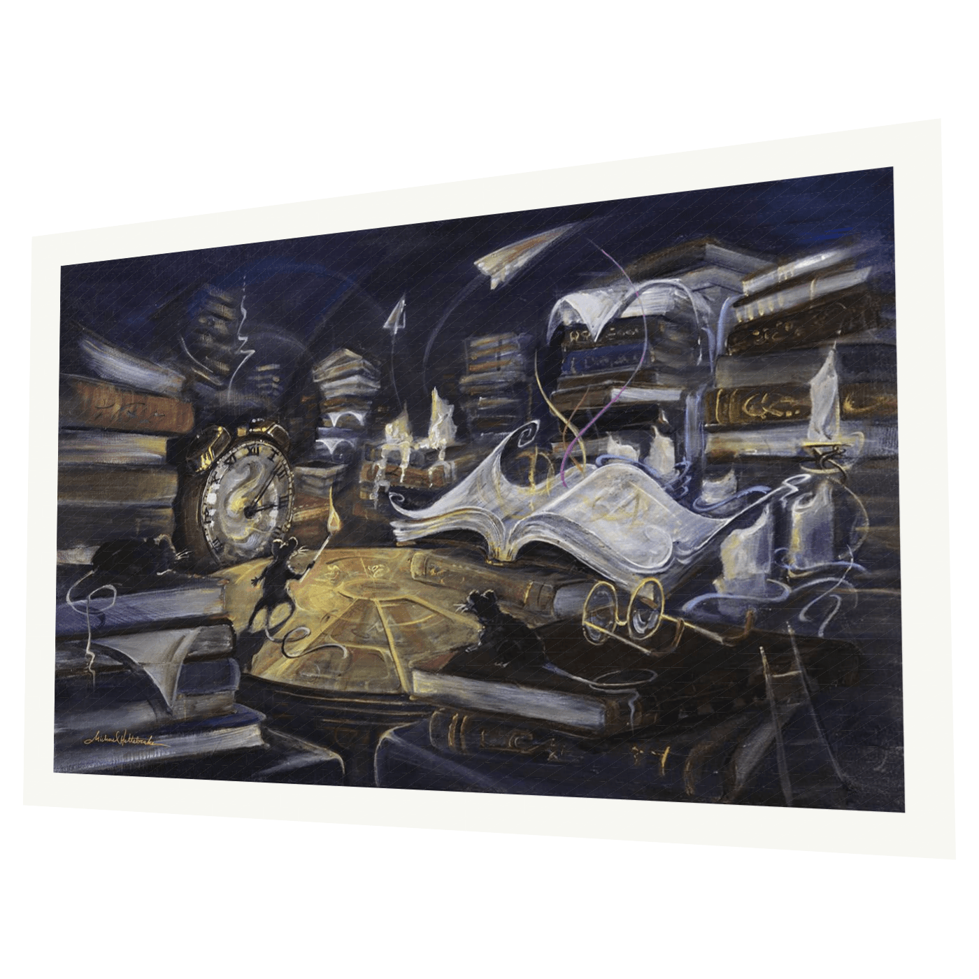 Secrets of Night Metallic Pearl Open Edition Print