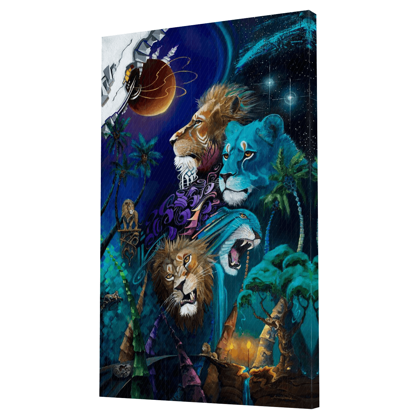 The Heart and the Hidden Sun Limited Edition Canvas Wrap