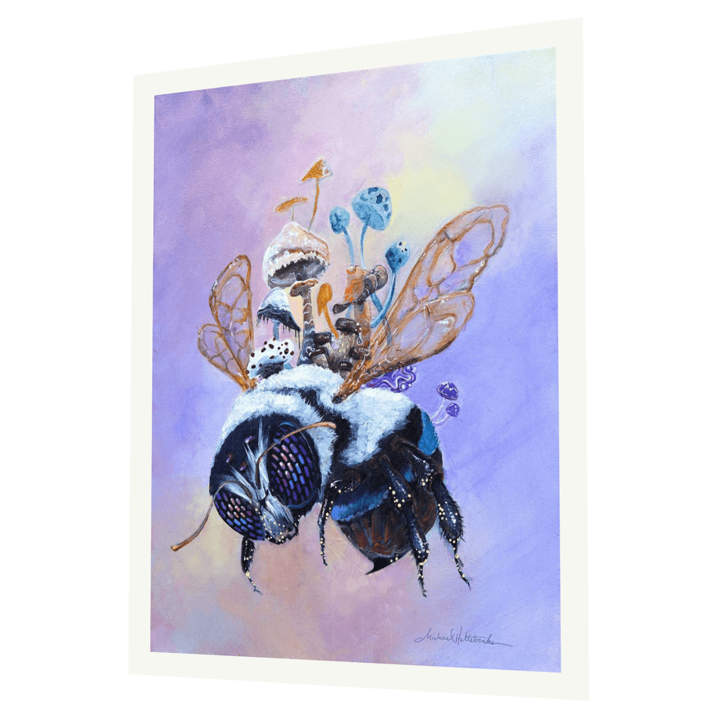Tiffany Bee Metallic Pearl Open Edition Print