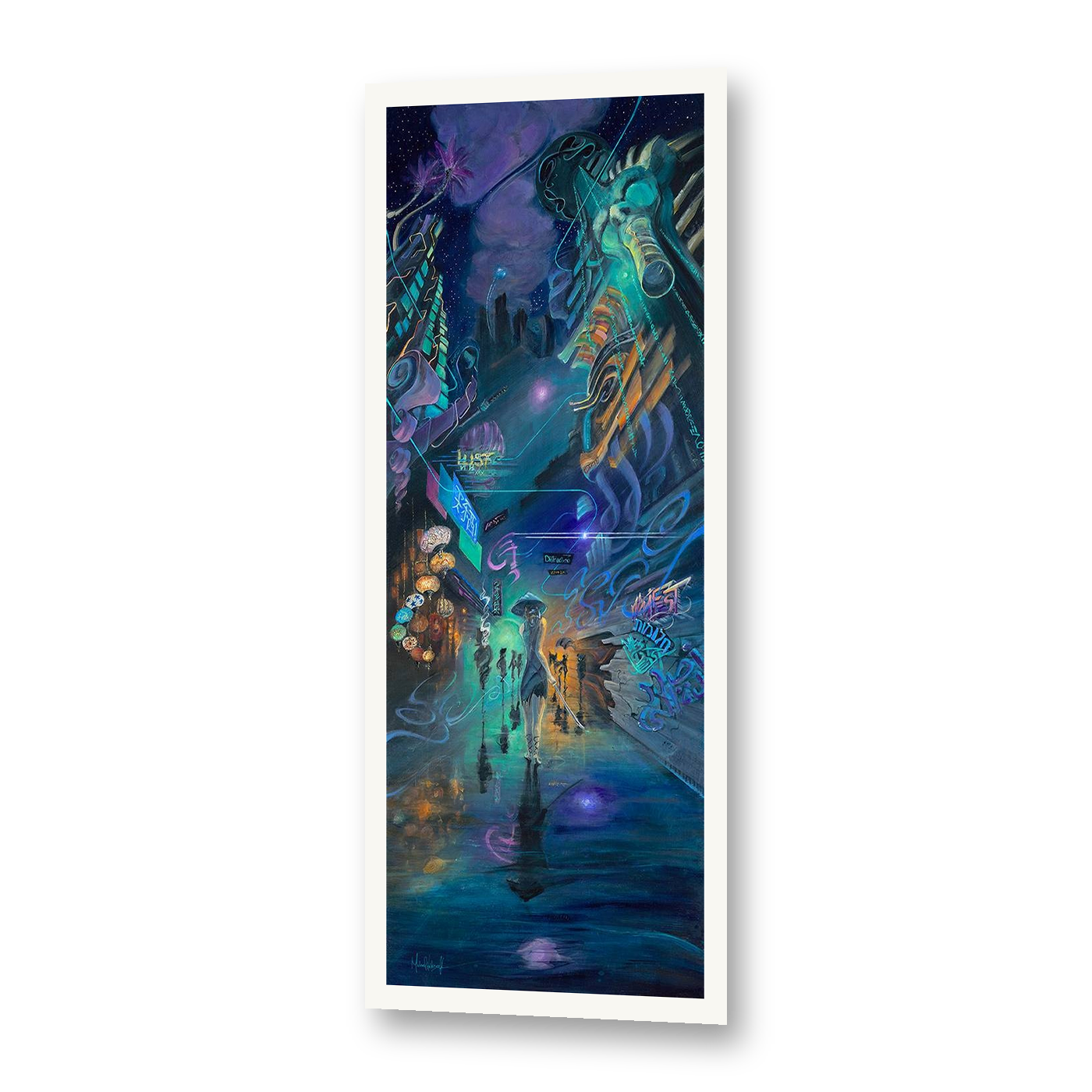 Stay on the Path Metallic Pearl Open Edition Print